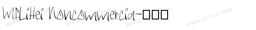 MFLiHei Noncommercia字体转换